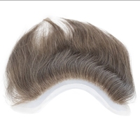 Système de remplacement capillaire pour hommes en dentelle suisse complète 2,5x16cm, avec ligne de cheveux en dentelle française, 100% cheveux indiens vierges, aspect naturel