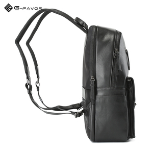 Ba lô đựng laptop <span class=keywords><strong>Macbook</strong></span> Pro 16 inch cao cấp, chất liệu da thật Nappa, kiểu dáng thời trang, có khóa kéo - Product Image 4