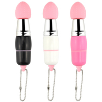 Pocket Rocket Mini Bullet Vibrator with 3 Head, 3 in 1