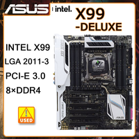 Placa base Plc X99 LGA 2011-3 para Xeon X99-DELUXE DDR4 64GB PCI-E 3.0 Suministro al por mayor