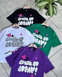 T-shirt unisexe en coton tricoté de haute qualité, confortable, surdimensionné, doux, avec motif graphique 3D personnalisé en <span class=keywords><strong>mousse</strong></span>, anti-UV, respirant, à manches courtes - Product Image 6