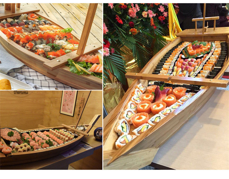 Japanese Sashimi Bamboo Food Serving Tools 200cm Sushi Boat