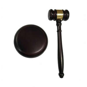 Marteau de juge en bois massif, modèle réduit, pour cosplay, avec son, pour vente aux enchères, marteaux de cour, marteau en bois, marteau de juge en bois - Product Image 3