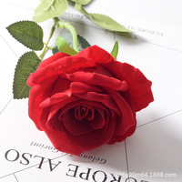 Roses artificielles en velours pour la décoration murale en cascade, bouquet de fleurs pour la maison, les mariages et la Saint-Valentin