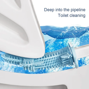 <span class=keywords><strong>Brosse</strong></span> de toilette en silicone miniature pour la maison 2023, outil de nettoyage pour la salle de bain, <span class=keywords><strong>brosse</strong></span> de toilette en silicone - Product Image 4