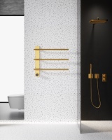 Moderno Calentador Eléctrico Inteligente Mayorista SUS 304 Multinivel de Calentamiento Rápido para Baño, Toallero Calefactado y Barra de Calor