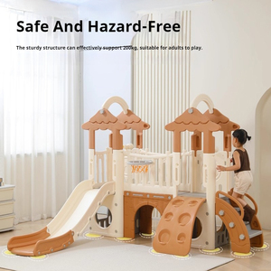 Gran Castillo <span class=keywords><strong>de</strong></span> Juegos Interior con Toboganes Dobles para Niños, Centro <span class=keywords><strong>de</strong></span> Actividades <span class=keywords><strong>de</strong></span> <span class=keywords><strong>Escalada</strong></span>, Equipo <span class=keywords><strong>de</strong></span> Gimnasio para Bebés, Jardín <span class=keywords><strong>de</strong></span> Infancia - Product Image 2