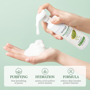 Nettoyant Moussant Purifiant au Riz - Végan Anti-rides Nettoyage en Profondeur Éclaircissant & Adoucissant pour la Peau - Product Image 4