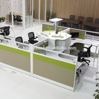 Bureau de travail moderne en acier personnalisé, très demandé, durable, avec panneau en carreaux écologiques et tiroirs de rangement