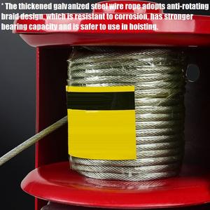 Treuil électrique miniature Pa500 personnalisé de 150 kg, largement utilisé, treuil électrique de 500 kg mobile avec dispositif de limitation - Product Image 5