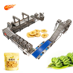 Ligne de production de chips de banane semi-automatique de haute qualité avec acier inoxydable 304, capacité de 30 à 50 kg/h - Product Image 1