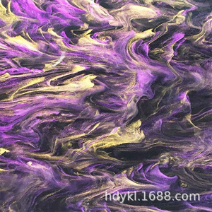 Pannelli in Resina Acrilica con Motivo Marmorizzato Creativo, Lastre Irregolari con Venature Dorate, Pannelli in Mica Nera e Bianca con Venature Effetto Pietra - Product Image 3