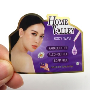 Etiqueta Adhesiva personalizada de diseño privado, pegamento parcial - Product Image 1