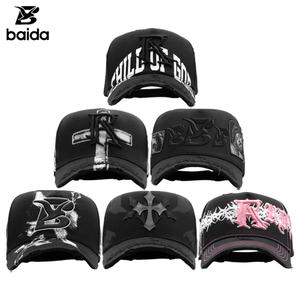 Gorra de Béisbol de 5 Paneles de Algodón Bordada de Alta Calidad, Estilo Hip Hop, Unisex, Thirty One 31 Rude, para Ciclismo - Product Image 5