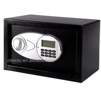 Caja Fuerte Electrónica de Fábrica para Dinero, Caja de Seguridad Digital con Cerradura de Teclado y Llave, Caja Fuerte de Acero para Oficina, Hogar, Hotel y Negocios