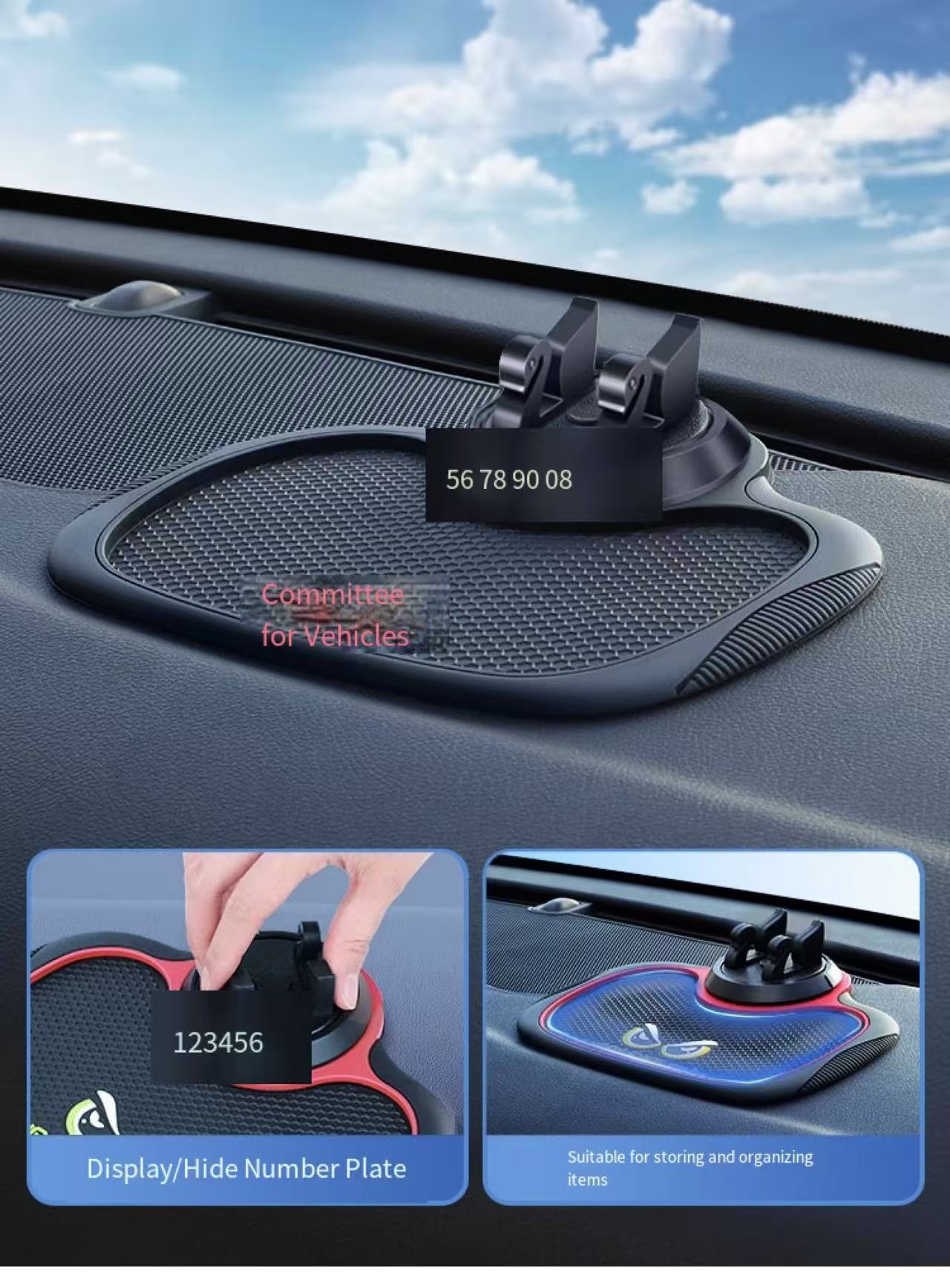 Safe JourneyBlack Border | Three-in-One Style