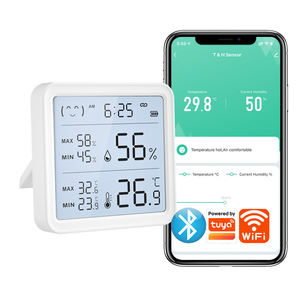Sensor de Temperatura y Humedad WiFi TY-TH08por Tuya para Hogar Inteligente, Higrómetro con Retroiluminación, Termómetro Compatible con BT Tuya Smart Life - Product Image 1