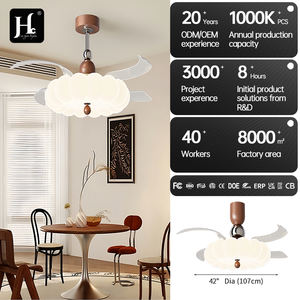 Wholesale Retractable Ceiling Fans with Lights and Remote Dimmable 3CCT Reversible DC Motor <b>for</b> Bedroom <b>Living</b> - Product Image 3