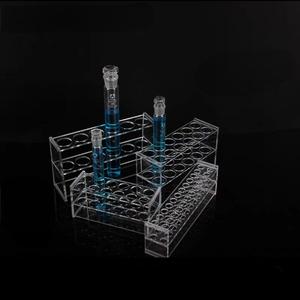 Số lượng lớn giảm giá <span class=keywords><strong>plexiglass</strong></span> Ống nghiệm chủ colorimetric Ống khung đơn/đôi Hàng khung 13mm 16mm 18mm cho phòng thí nghiệm - Product Image 4
