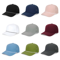 Casquette de baseball personnalisée avec logo découpé au laser, perforée, bordure en corde, séchage rapide, respirante, pour le sport, le golf, la pêche, pour hommes et femmes