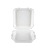 8*8 bols biodégradables 205-220-70 boîtes à lunch jetables en bagasse de canne à sucre maintenant disponibles pour le marché des EAU bois de bambou
