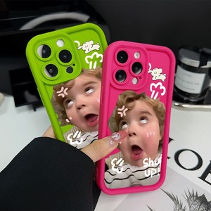 Para Infinix <span class=keywords><strong>Hot</strong></span> 50i Note 40 Pro 4G X6853 ZERO 30 <span class=keywords><strong>VIP</strong></span> 12 TURBO G96 Funny Girl pintura al óleo antideslizante y anticaída funda de teléfono - Product Image 2