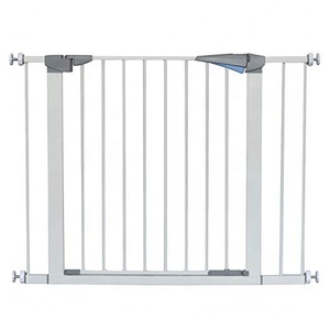 Puerta de seguridad para bebé, montado en presión, para escalera - Product Image 1