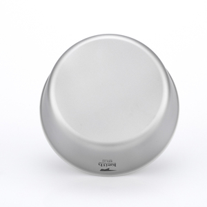 Tazón de comida de titanio de 550ml de doble pared portátil ultraligero para acampar al aire libre y escalar utensilios de cocina - Product Image 3