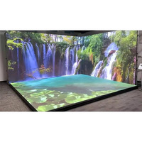 Écran LED de location d'intérieur Panneau d'écran LED 3D P2.9mm pour scène 500x500mm Toile de fond pour concert Mur vidéo LED de mariage