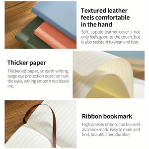 Bán buôn A5 softcover bìa cứng máy tính xách tay nhiệt ràng buộc tùy chỉnh in logo văn phòng notepad Nhật Ký kho - Product Image 4