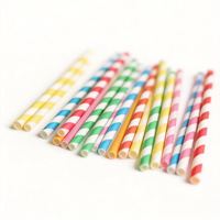 Pailles à boire jetables personnalisées en PLA, écologiques, de qualité alimentaire, biodégradables, recyclables, certifiées, en plastique et en papier