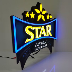 Custom Your Logo Bar <strong>Neon</strong> <strong>Beer</strong> Sign Led Light <strong>Neon</strong> <strong>Signs</strong> Box for Club Restaurant - Product Image 1