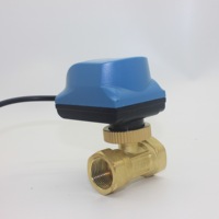 Mini vanne à boisseau sphérique à actionneur électrique en laiton personnalisable OEM et vanne de commande électrique 1/2in 3/4in 1in pour application d'eau