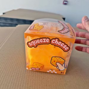 Jouet anti-stress souple en forme de beurre à rebond lent, contrôlable par le son, pêche et ananas, outil sensoriel, vente en gros d'usine - Product Image 1