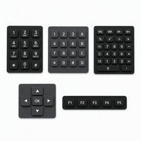 Clavier numérique personnalisé pour appareils industriels, clavier en silicone pour contrôle d'accès et sécurité, clavier à code