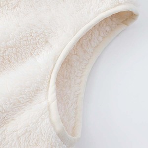 <span class=keywords><strong>Chaleco</strong></span> personalizado blanco y rosa sin mangas para niñas, <span class=keywords><strong>chaleco</strong></span> de lana de Coral, chalecos y chalecos para mujeres y niños - Product Image 4