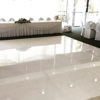Panneau lumineux Led étoile blanche, panneau de sol de danse, pour fête de mariage