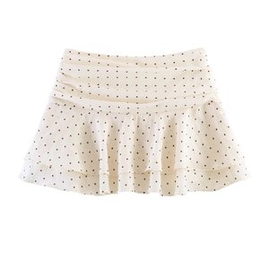 SHENZHU Nouvelle Collection <span class=keywords><strong>Été</strong></span> 2026 – <span class=keywords><strong>Mini</strong></span>-<span class=keywords><strong>jupe</strong></span> Plissée Superposée à Pois Taille Haute Douce et Élégante pour Femme 1165119 - Product Image 2