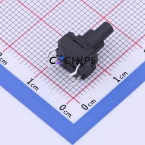 TS-1012A-A16B3-D2 Tactile Switch Through hole Component (THT)-4P,8x8mm Switch Single Pole Single Throw Round Button 2.5N 8mm - Product Image 2