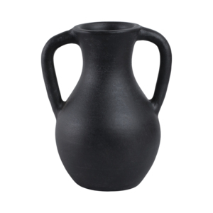 Vaso in terracotta con manico, vaso decorativo per fiori, per soggiorno, camera da letto, ufficio, scrivania - Product Image 3