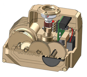 Válvula de Escape Eléctrica COVNA de 12V CC, Tipo de Encendido/Apagado, Volante de Cuarto de Vuelta, Actuador Eléctrico de Acero Inoxidable - Product Image 3