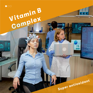 מולטי ויטמין B קומפלקס של יצרן מקורי (OEM) לאנרגיה מוגברת ושיפור חילוף החומרים, כמוסות סידן פחמתי וריבופלבין, תוסף תזונה - Product Image 2