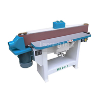 Petite ponceuse à bande oscillante verticale et horizontale pour le bois, machine à poncer verticale