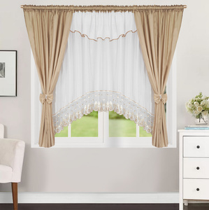 Cortinas opacas resistentes a UV con diseño de patrón de lujo al por mayor, 1 pieza, 400*160cm, adecuadas para dormitorios, cafeterías, bodas - Product Image 1