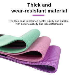 Bandes de résistance de haute qualité pour le fitness, bandes de résistance en tissu, bande de résistance pour les hanches - Product Image 4