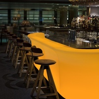 Luxe Illuminate Glow LED Bar Comptoir Restaurants Événements Jardins Maison Extérieur Extérieur Salon Bureau Banquets Gym Parcs