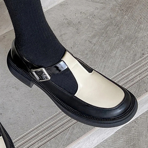 Nuevo Diseño de Moda, Sandalias Planas de Verano Transpirables y Ligeras con Hebilla y Correa, Contraste de Color, Suela Gruesa y Punta Redonda para Mujer - Product Image 3