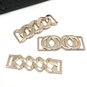 新款高品质金属配件链条带扣链条连接器饰品包带女用带扣