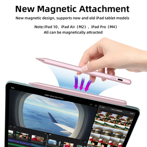 Nouvel Arrivage 2024 Original Stylet Actif Capacitif à Charge Rapide en Alliage d'Aluminium Rose 2ème Génération pour <span class=keywords><strong>iPad</strong></span> - Product Image 2