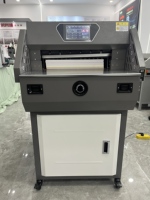 Cortadora de Papel Eléctrica FRONT E500T con Ancho de Corte de 500 mm, Corte Automático para Imprenta